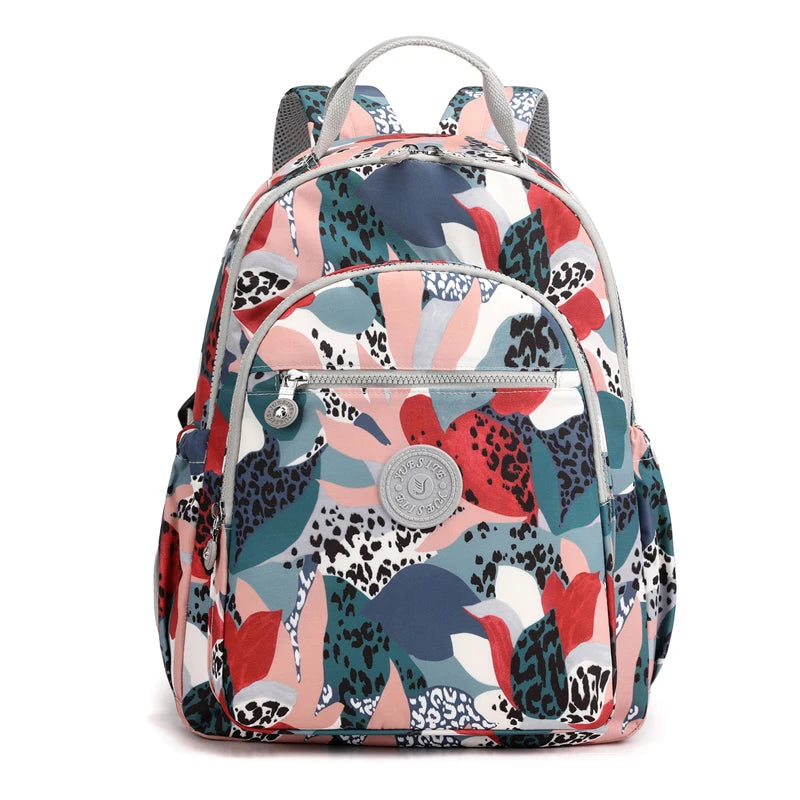Women Small Nylon Backpack Girl Shoulder Crossbody Travel Bags