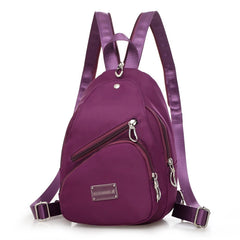 Casual Canvas Backpack Small Chest Back Pack Unisex Travel Backpack
