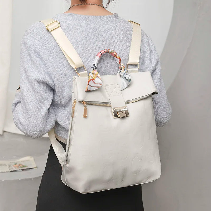 Women Backpack Leather Backpacks Female Backpack For Girls School Bag