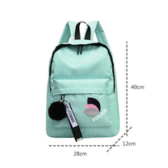 Canvas Backpack Small Student Couple Backpacks