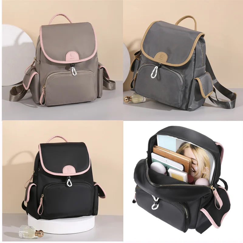 Women Backpack Oxford Cloth Large Capacity Travel Bag School Bags