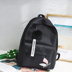 Canvas School Backpack Small Lightweight Girls Teen Travel Shoulder Bag