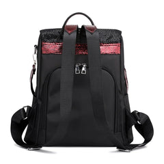 Anti-theft Sequins Rucksack Travel Female Nylon Backpack