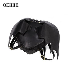 Women Backpack Bat Wing Backpack Punk