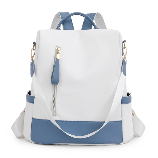 Women Backpack Casual Nylon Shoulder Bag Pretty Female Daypack