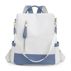 Women Backpack Casual Shoulder Bag Nylon Fabric Daypack Stylish