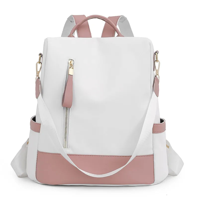Women Backpack Casual Shoulder Bag Nylon Fabric Female Daypack