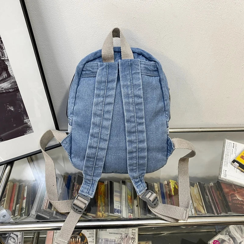 Denim Women's Backpack - Vintage College Mochilas