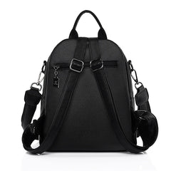 Women Backpack Leather Women Bag School Bags Multifunction Large Capacity