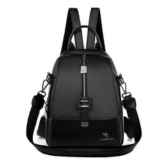 Women Backpack Leather Women Bag School Bags Multifunction Large Capacity