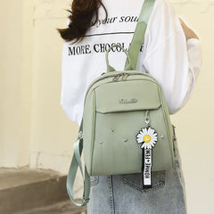 Women Backpack Daisy Female Travel Back Pack Waterproof University School