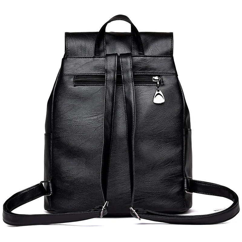 Women Backpack Girls School Bags Large Capacity Book Bag Multi-pocket