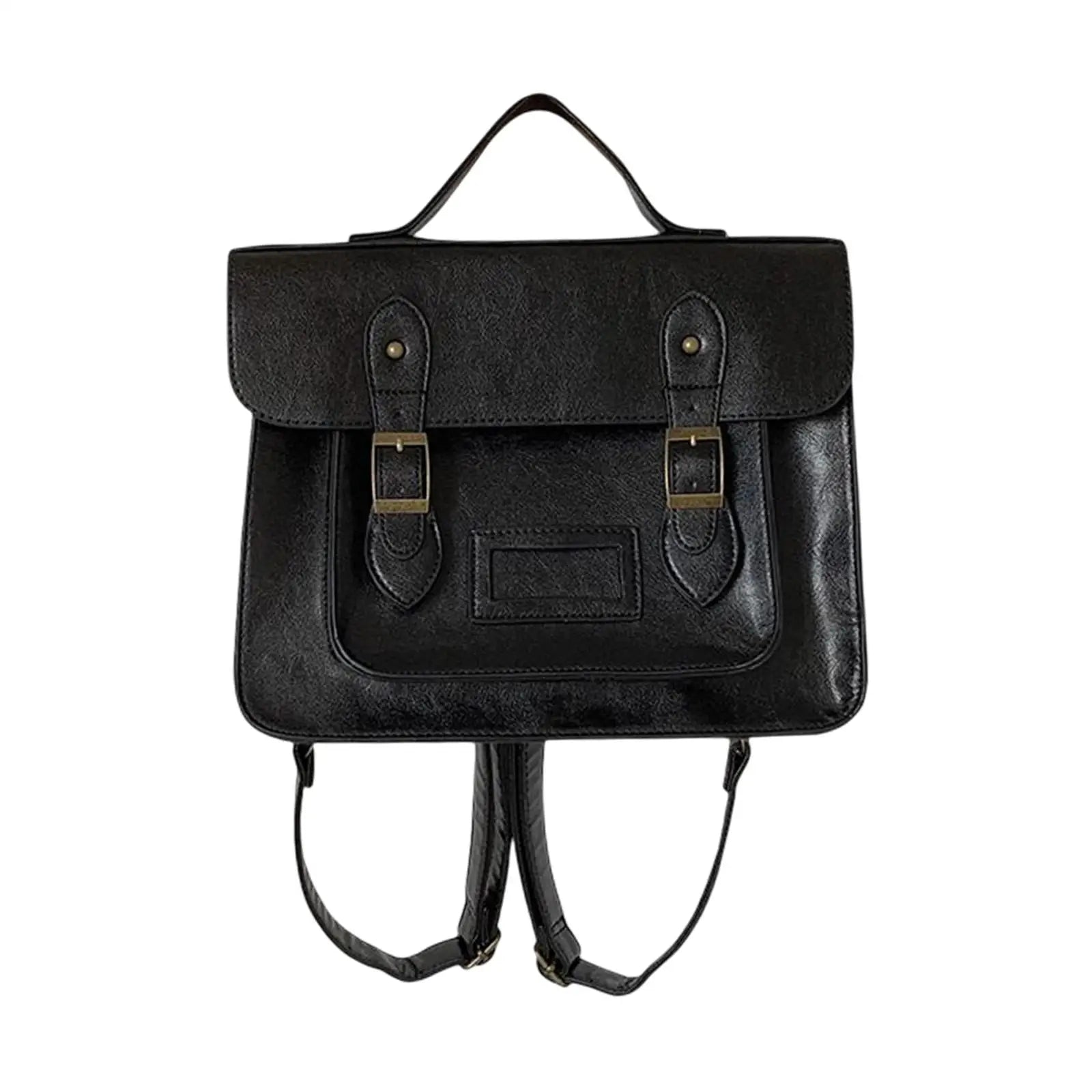 Women Backpack Girls Schoolbag Casual Uniform Bag PU Leather Handbag