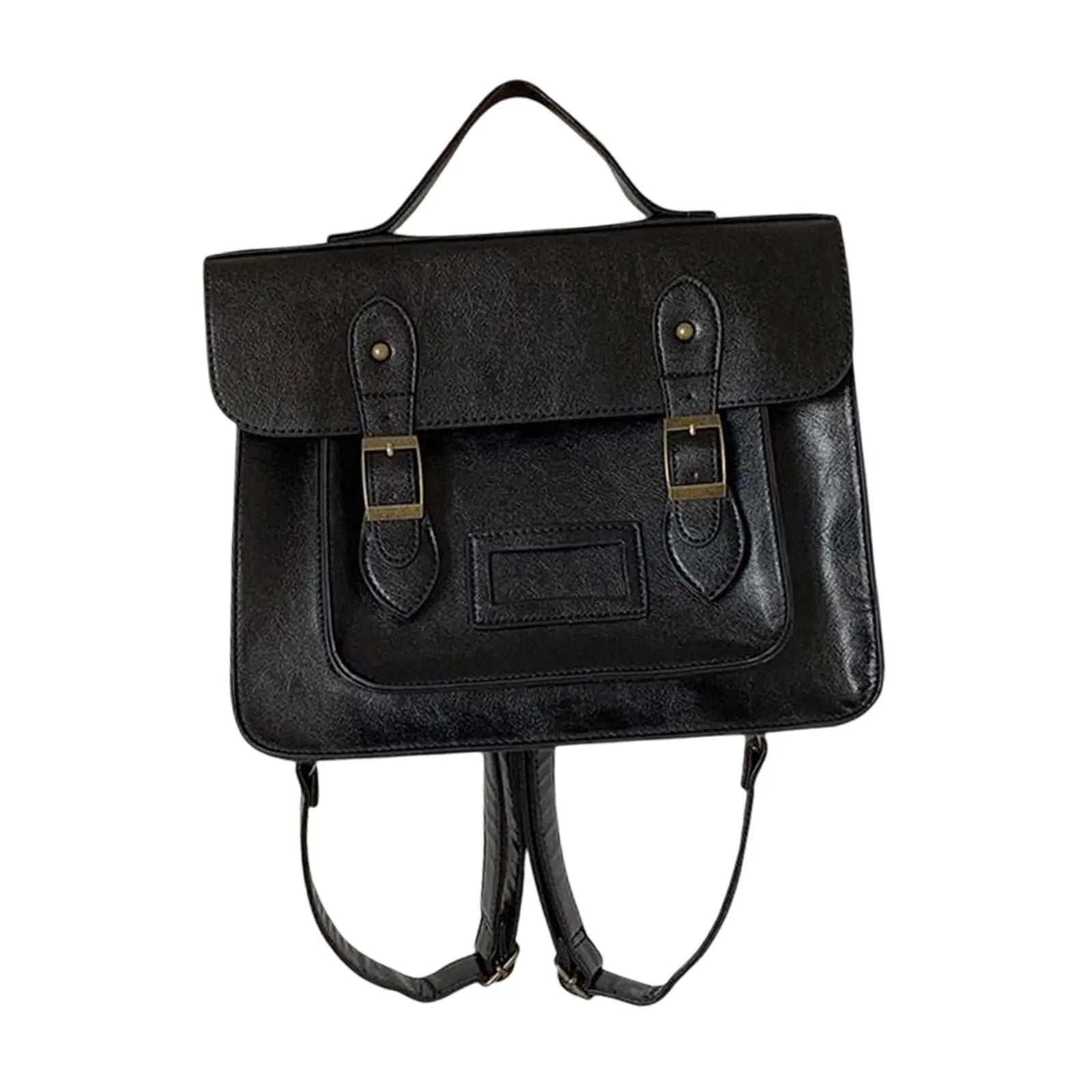 Women Backpack Girls Schoolbag Casual Uniform Bag PU Leather Handbag