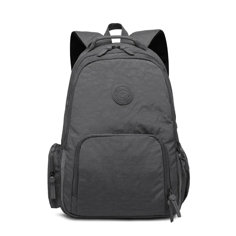 Nylon Girls Preppy Backpack Large Capacity Schoolbag