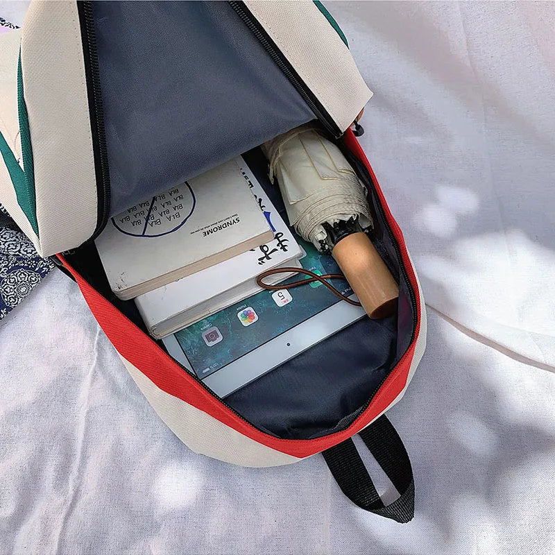 Harajuku Oxford Travel Rucksack Women Backpack School Bag