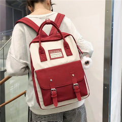 Japanese Waterproof Schoolbag Backpack Lady School Bag Female Back Pack
