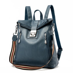 Anti theft Leather Backpack for Women