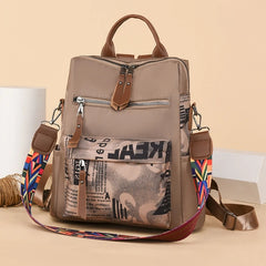 Women Anti-theft Backpack Purse Oxford Travel Bag