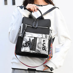 Women Anti-theft Backpack Purse Oxford Travel Bag