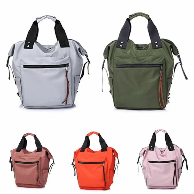 Women Canvas Backpack School Book Bag Satchel Shoulder Rucksack
