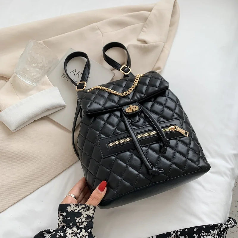 Women Soft Leather Backpack Shoulder Bags Travel Small School Bags