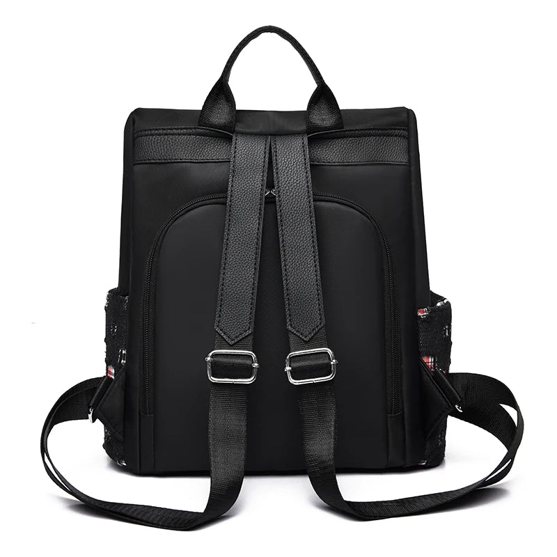 Women Backpack Solid Shoulder Bag Teenage Girl School Bag