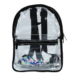 Women Backpack Transparent Waterproof PVC Bag Female College Students