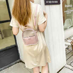 Transparent Waterproof PVC Bag Girls Handbag College Students Travel Backpack