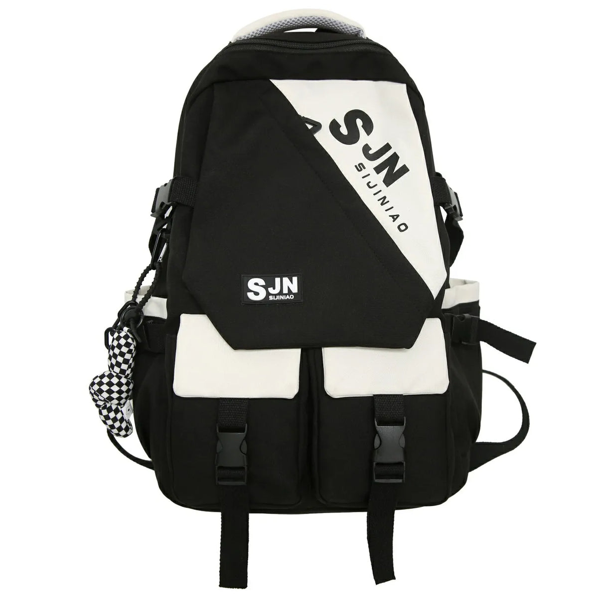 Waterproof Nylon Backpack for Teenage Students Men Women Girls