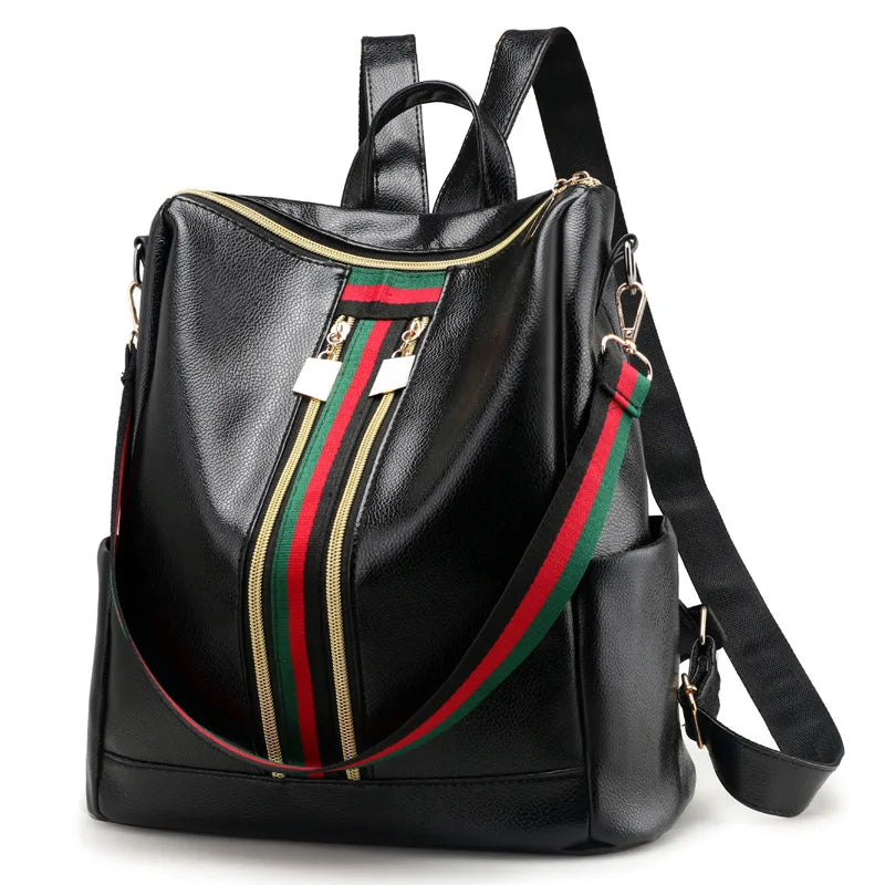 Waterproof Nylon Transformer Backpack for Women