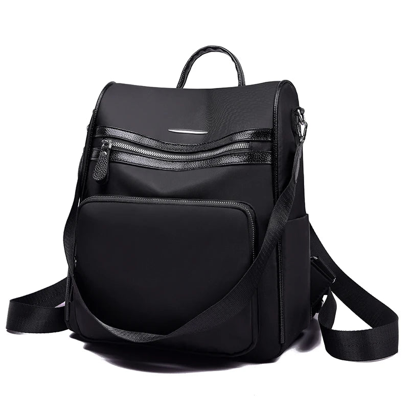 Waterproof Oxford Cloth Women Backpack for School and Travel
