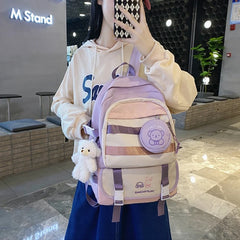 Women Backpack with Purse Stylish School Bookbag for Teen Girls