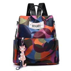 Women Backpacks All-Match Oxford Cloth Anti-Theft Shoulder Bag