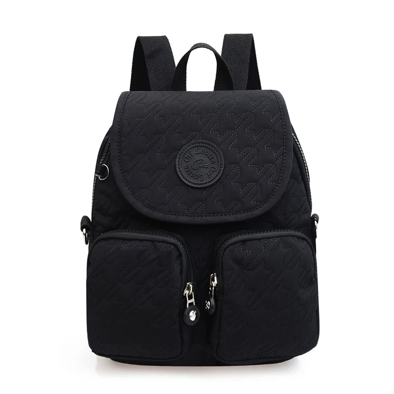 3 In 1 Women Backpacks School Bag Nylon Waterproof Travel Bag