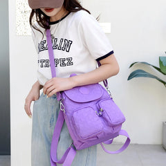 3 In 1 Women Backpacks School Bag Nylon Waterproof Travel Bag
