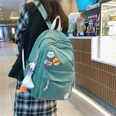Large Capacity Women Backpack for College Travel Laptop Schoolbag