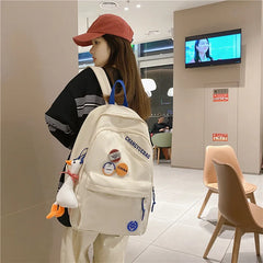 Large Capacity Women Backpack for College Travel Laptop Schoolbag