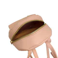Rivet Zipper Backpack for Women Large Capacity