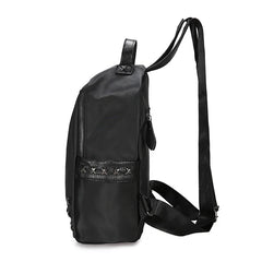Nylon Oxford Rivet Backpack for Teen Girls Travel - Famous Brand Rucksack