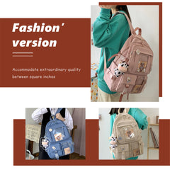 Women Backpacks Travel Large Capacity Backpacks Preppy Style Knapsack
