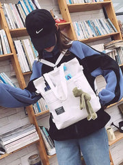 Summer Female Casual School Shoulder Backpack