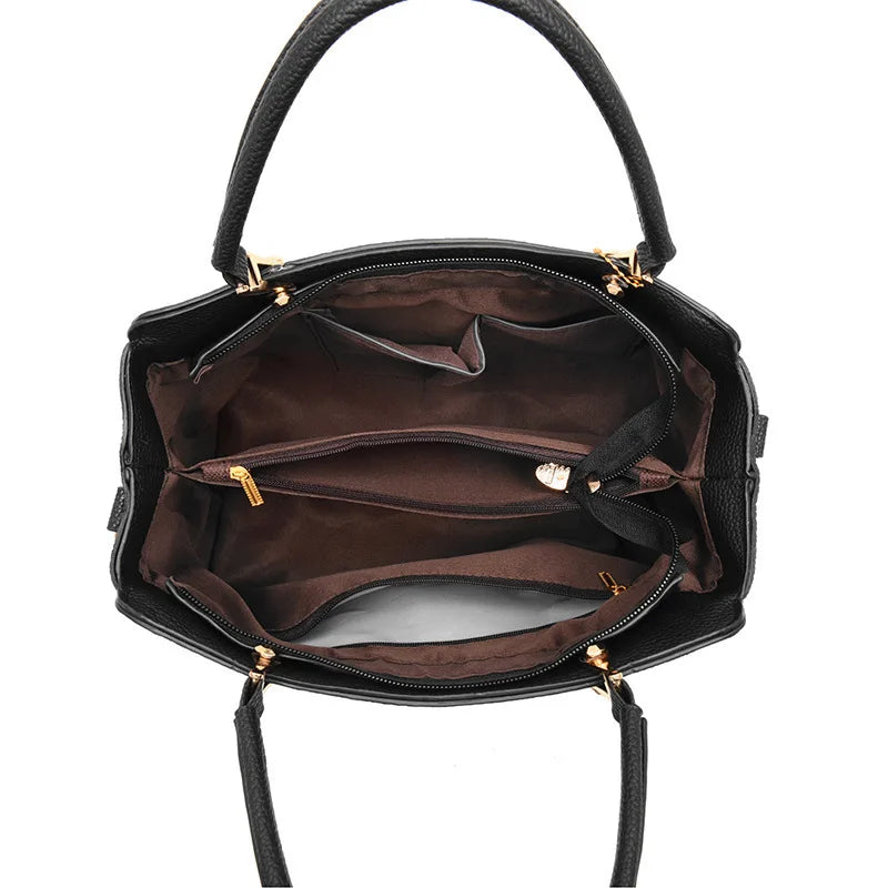 Women Bag Handbag Large-capacity PU Leather One-shoulder Bag