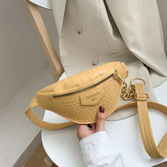 Candy Waist Bag Chain Banana Belt Bag Women Waist Pack