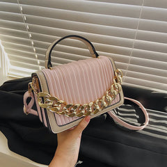 Women Messenger Bag Chain Shoulder Small Square Bag