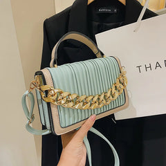Women Messenger Bag Chain Shoulder Small Square Bag