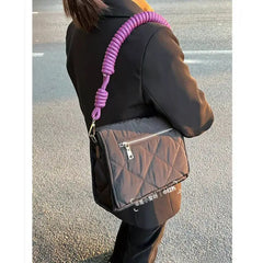 Nylon Shoulder Bag Spring Euro-America Style High-Capacity Handbag