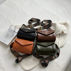 Women Bag Pu Leather Lingge Solid Messenger Bags Small Bag Simplicity