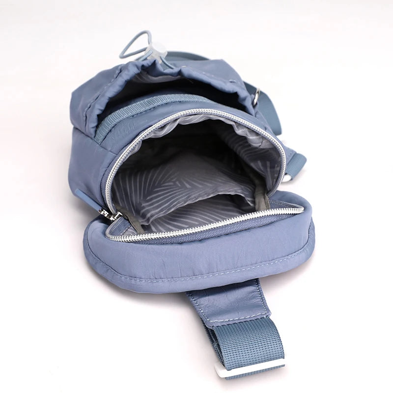 Canvas Chest Bag Female Travel Small Crossbody Chest Bags Sport