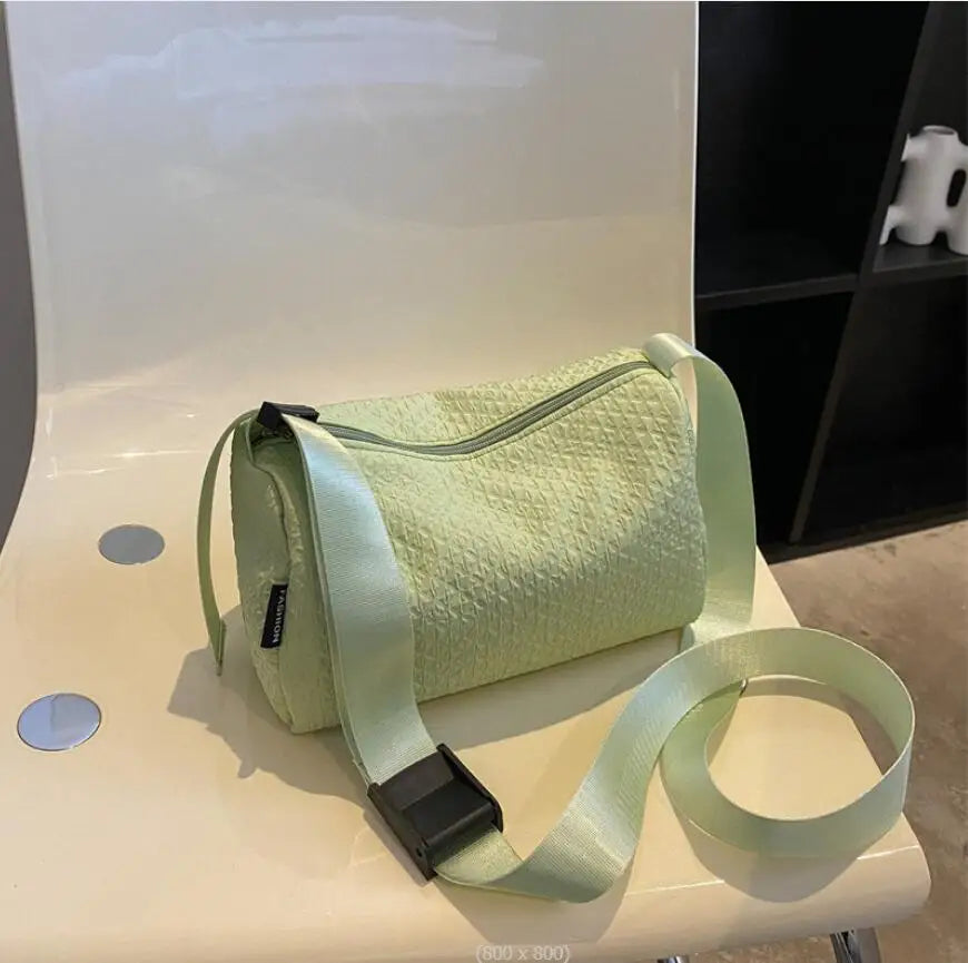 Women Bag Casual Solid Versatile Fitness Backpack Pillow Bag